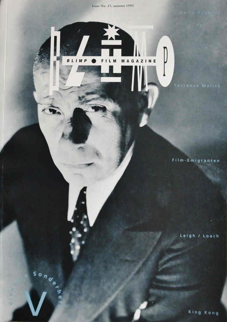 BLIMP magazine side cover Issue 25 Autumn 1993