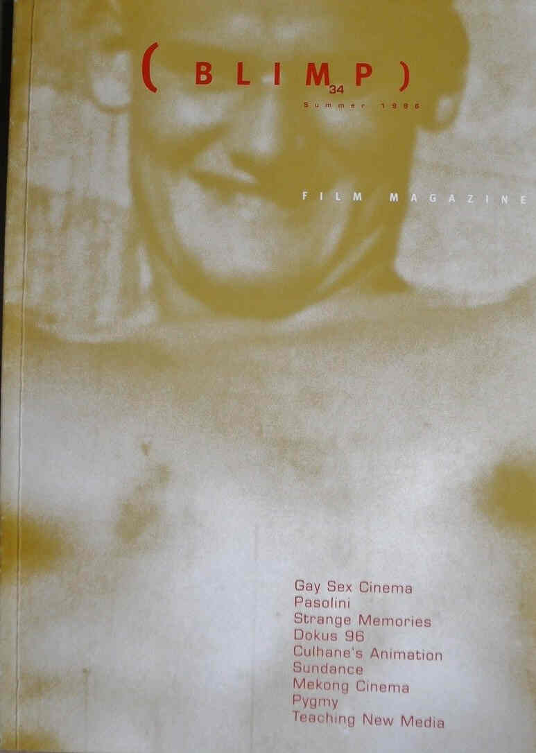 BLIMP magazine side cover Issue 34 Summer 1996