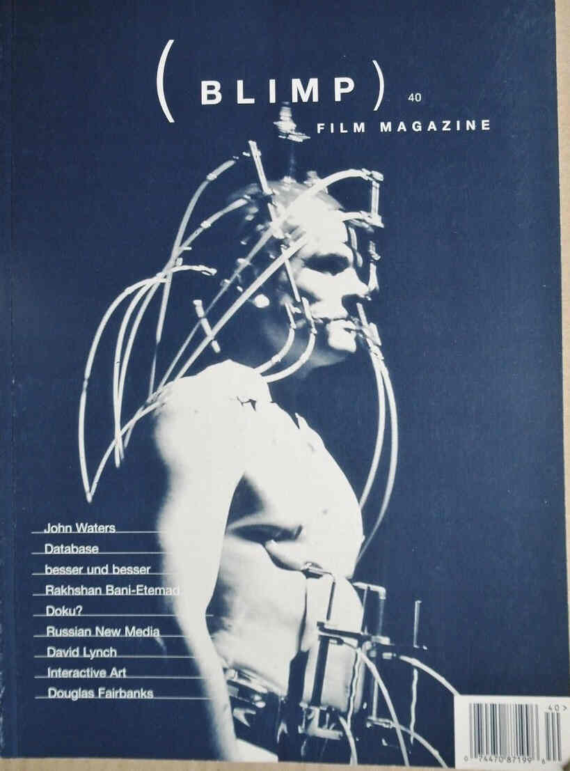 BLIMP magazine side cover Issue 40  1999