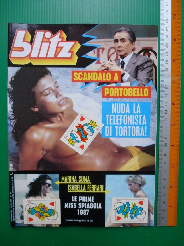 ALBO BLITZ magazine side cover Issue 21   1987