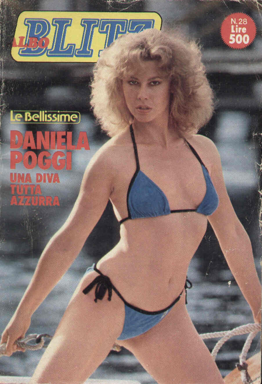 ALBO BLITZ magazine side cover Issue 28 13 July 1982