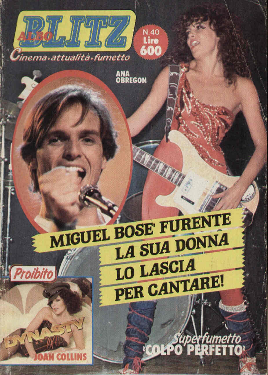 ALBO BLITZ magazine side cover Issue 40 5 October 1982