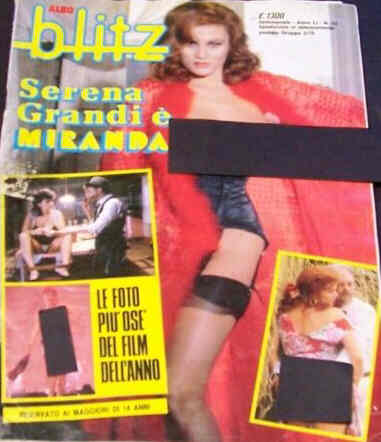 ALBO BLITZ magazine side cover Issue 43 25 October 1985