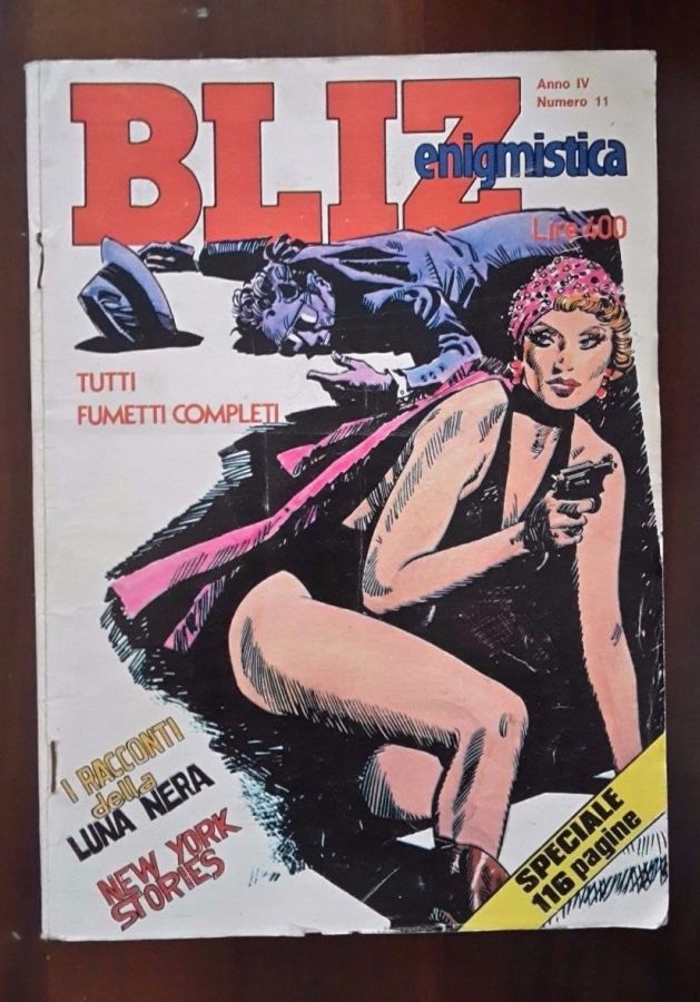 ALBO BLITZ magazine side cover Issue 11   1980