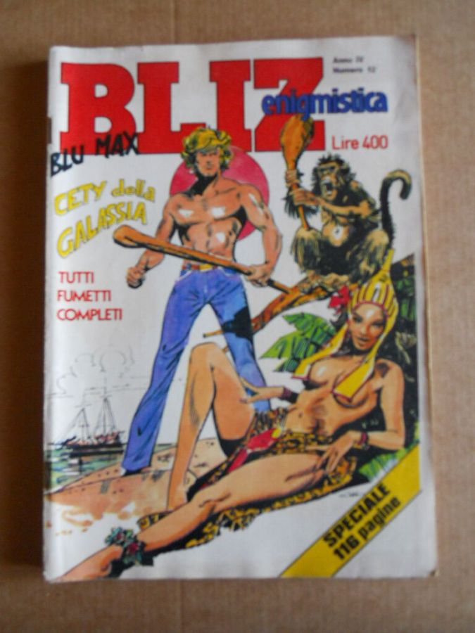 ALBO BLITZ magazine side cover Issue 12   1980