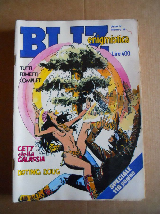 ALBO BLITZ magazine side cover Issue 18   1980