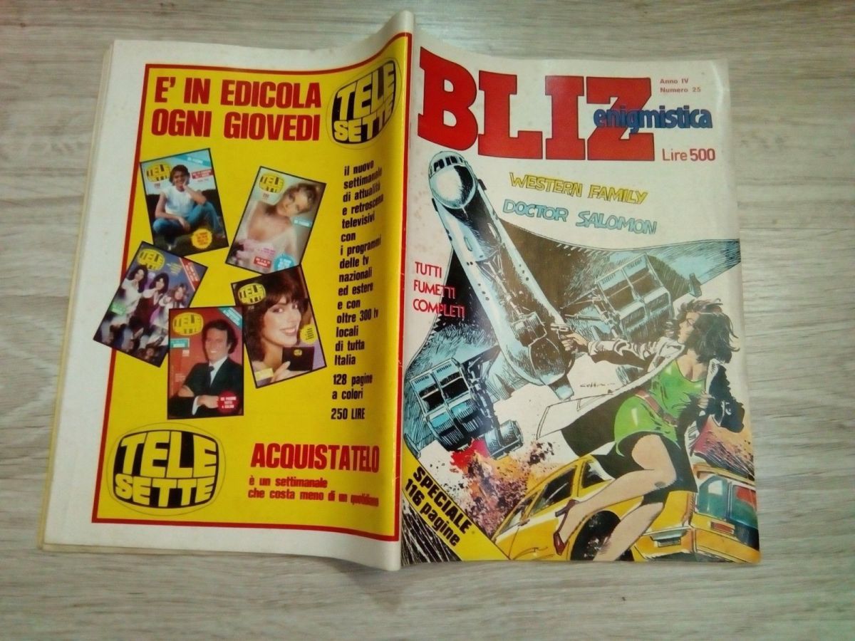 ALBO BLITZ magazine side cover Issue 25   1980