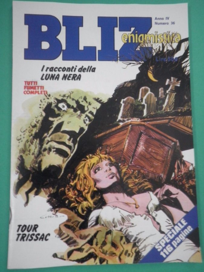 ALBO BLITZ magazine side cover Issue 36   1980