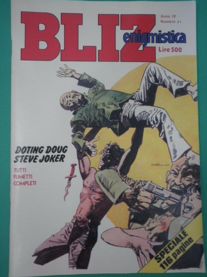 ALBO BLITZ magazine side cover Issue 41   1980