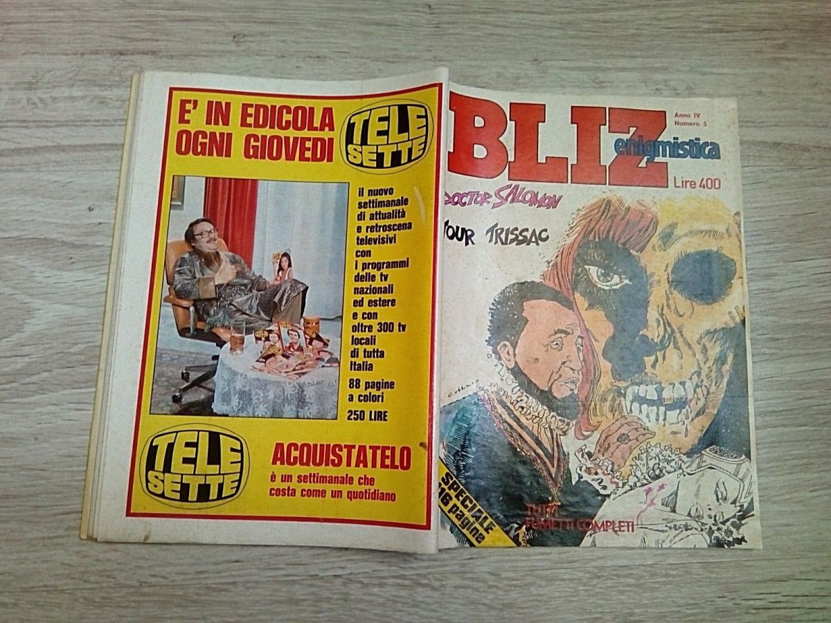 ALBO BLITZ magazine side cover Issue 5   1980