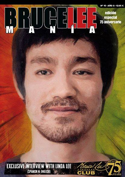 BRUCE LEE MANIA magazine side cover Issue 15  2015
