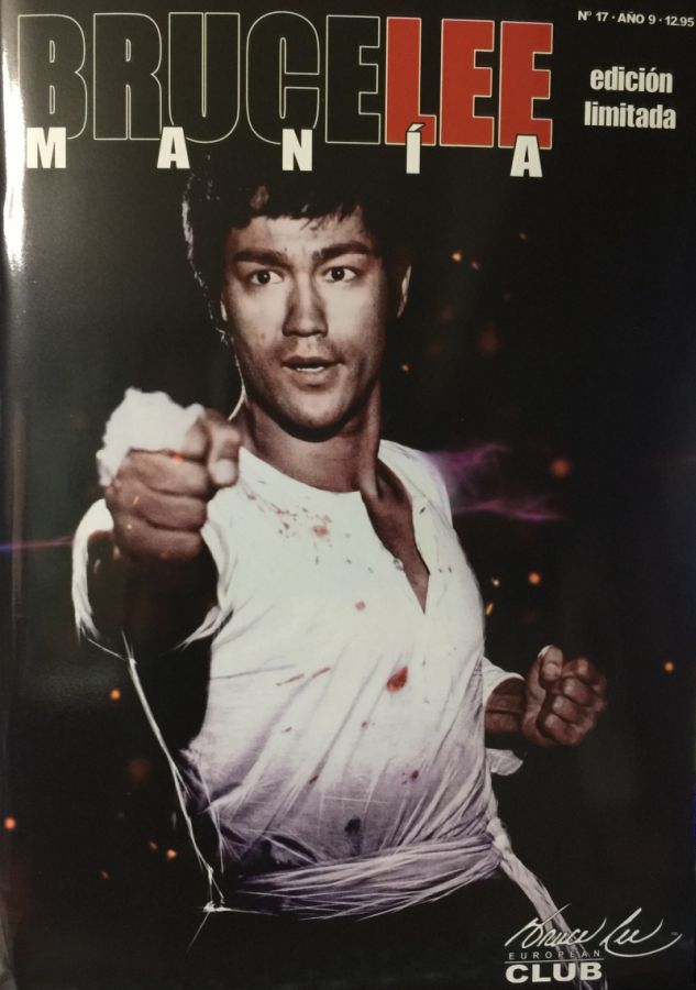 BRUCE LEE MANIA magazine side cover Issue 17  2016