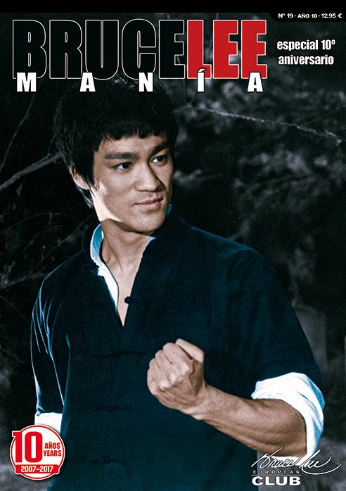 BRUCE LEE MANIA magazine side cover Issue 19  December 2017