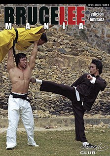 BRUCE LEE MANIA magazine side cover Issue 25   2020