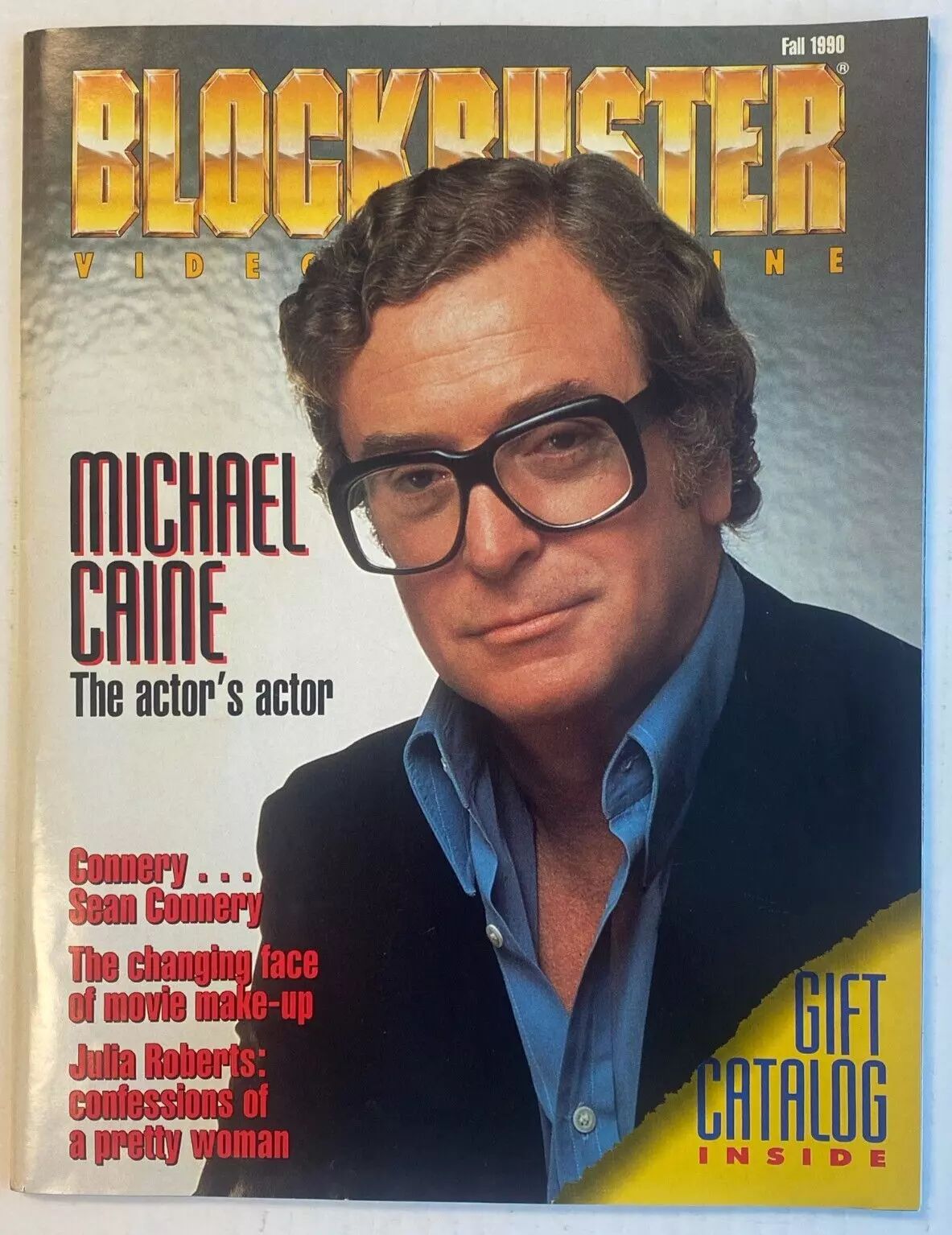 BLOCKBUSTER VIDEO magazine side cover Fall 1990