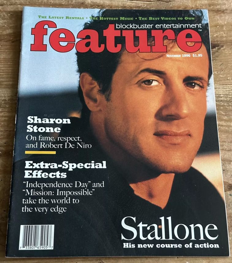 BLOCKBUSTER ENTERTAINMENT FEATURE magazine side cover Issue 3  November 1996