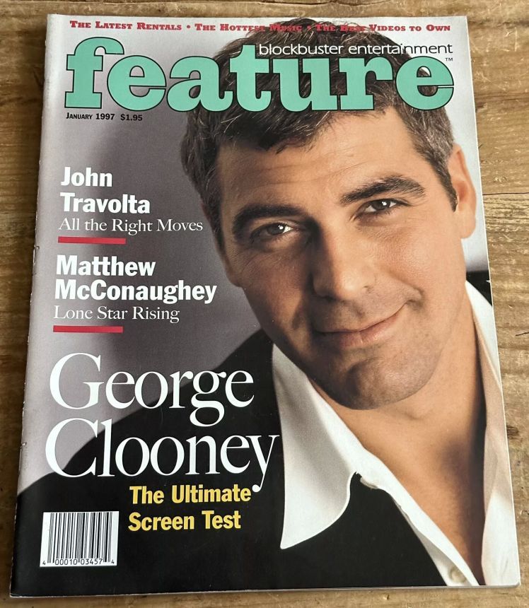 BLOCKBUSTER ENTERTAINMENT FEATURE magazine side cover  January 1997
