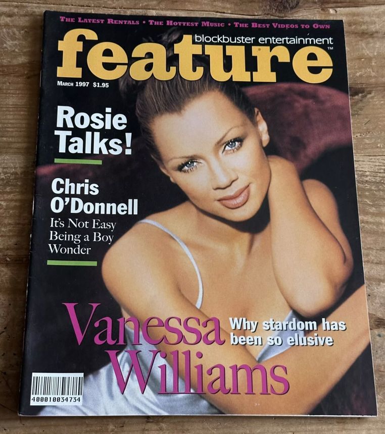 BLOCKBUSTER ENTERTAINMENT FEATURE magazine side cover  March 1997