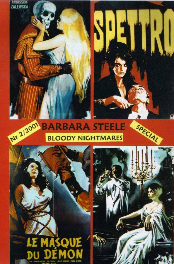 BLOODY NIGHTMARES magazine side cover Issue 2   2001