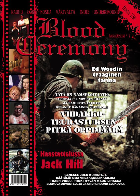 BLOOD CEREMONY magazine side cover Issue 7 October/November 2009