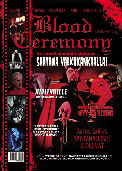 BLOOD CEREMONY magazine side cover Issue 8 Dec./January 2010