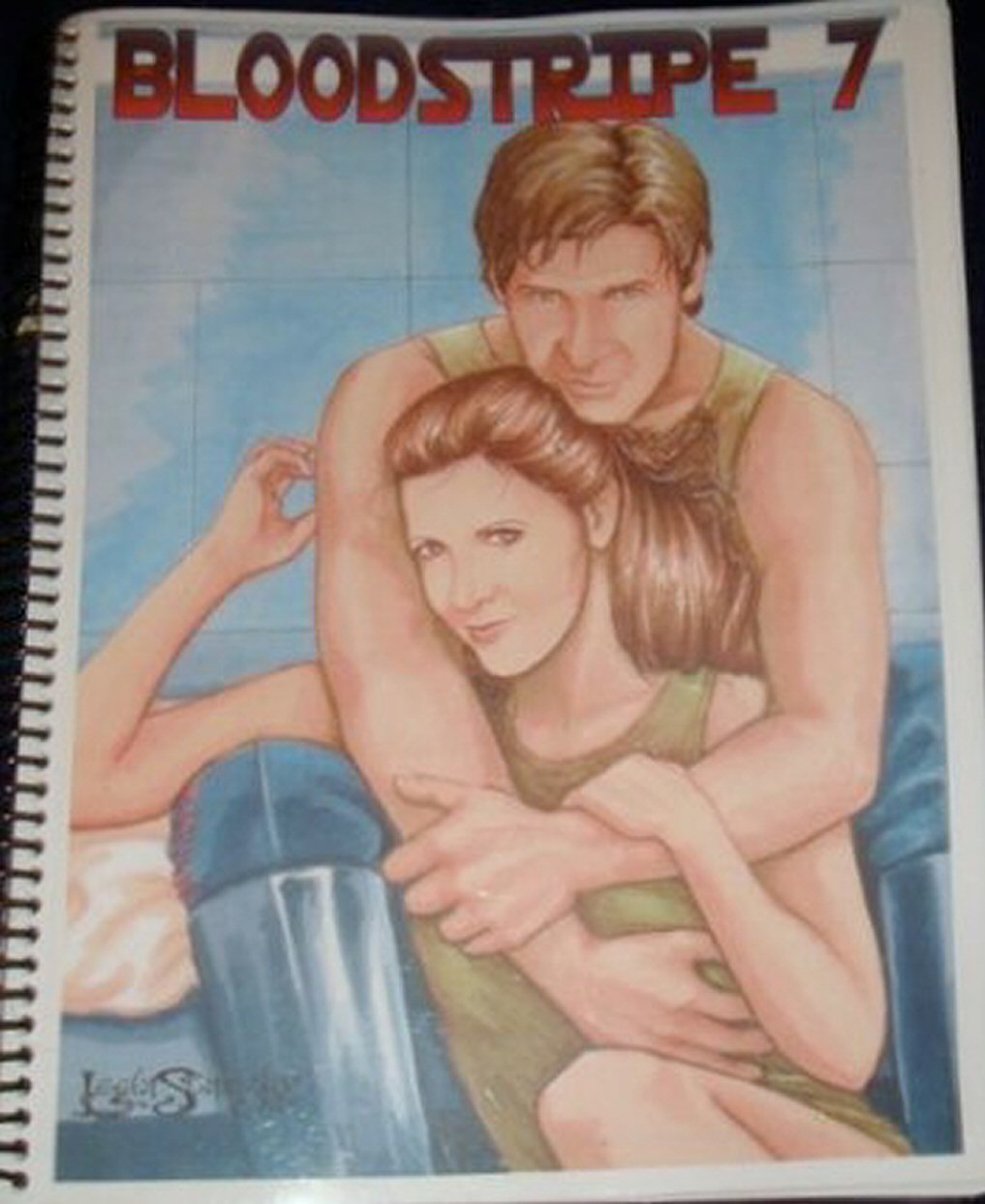 BLOODSTRIPE magazine side cover Issue 7  May 2006