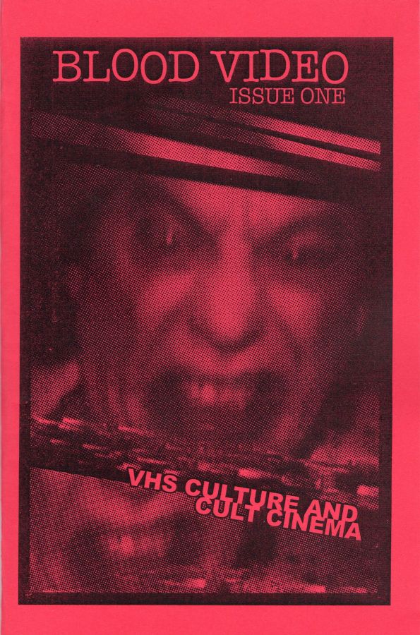 BLOOD VIDEO magazine side cover Issue 1 April 2012