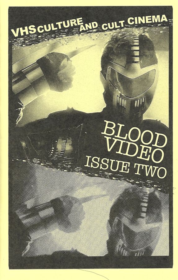 BLOOD VIDEO magazine side cover Issue 2 April 2013