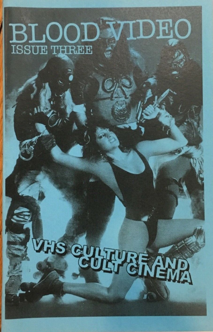 BLOOD VIDEO magazine side cover Issue 3 April 