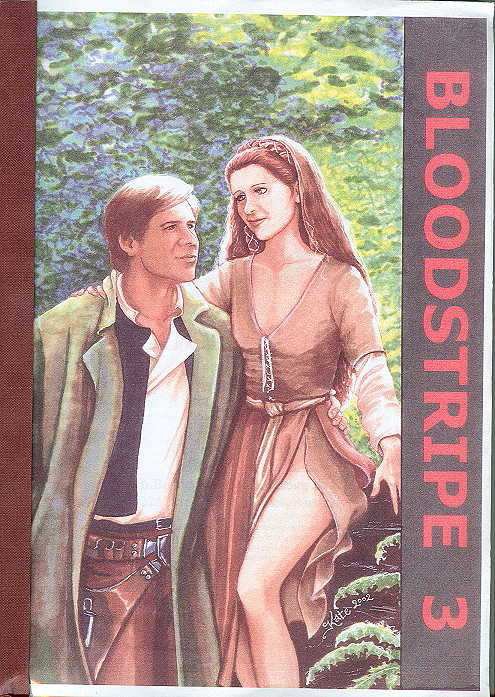 BLOODSTRIPE magazine side cover Issue 3 April 2002