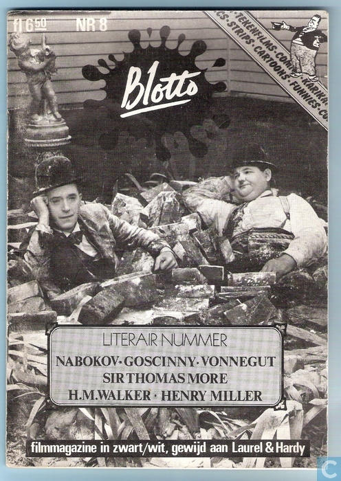BLOTTO magazine side cover Issue 8  1987