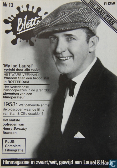 BLOTTO magazine side cover Issue 13  1990