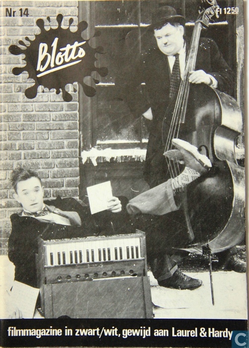BLOTTO magazine side cover Issue 14  1990