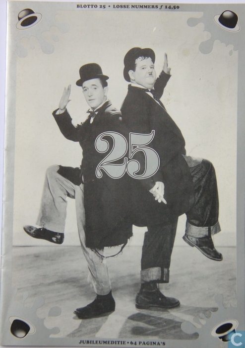 BLOTTO magazine side cover Issue 25  1998