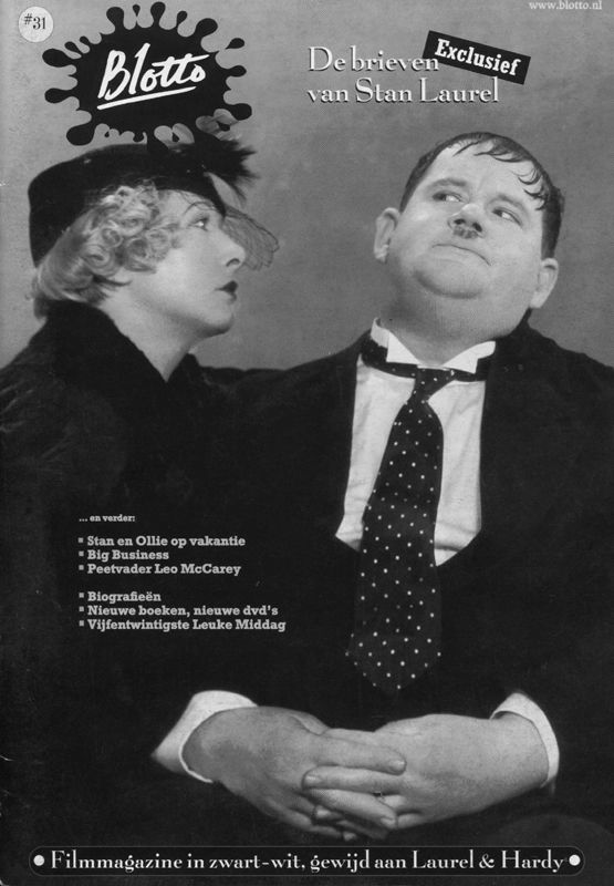 BLOTTO magazine side cover Issue 31   2001