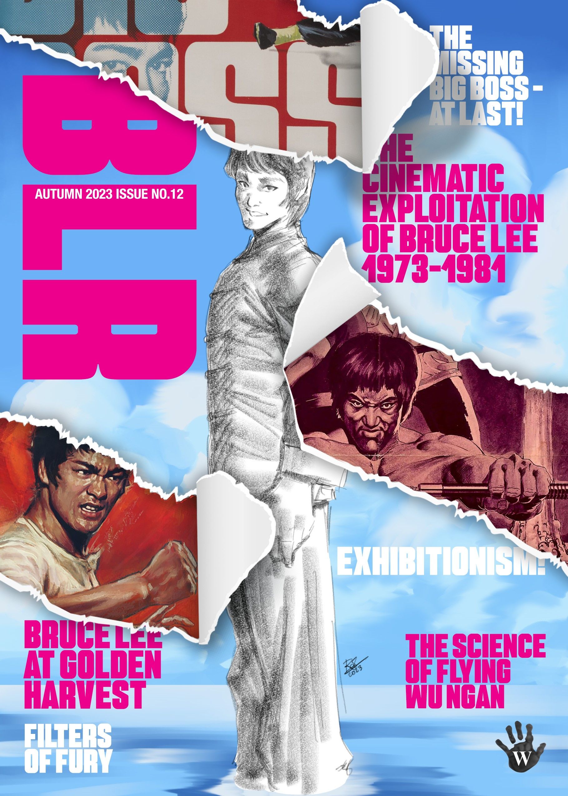 BLR magazine side cover Issue 12 Autumn 2023