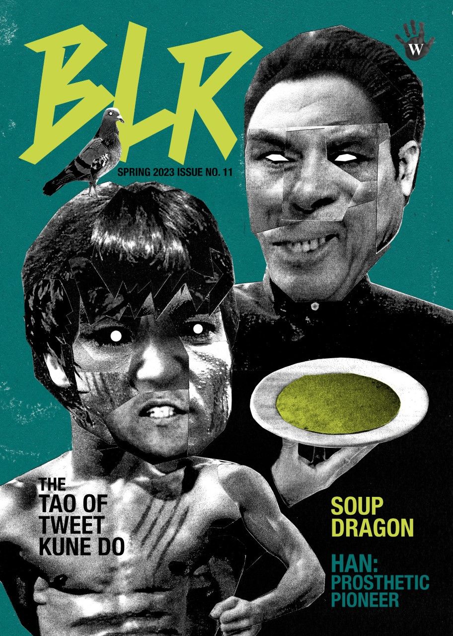 BLR magazine side cover Issue 11 Spring 2023