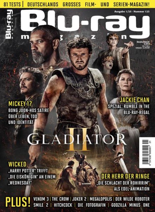 BLU-RAY MAGAZIN magazine side cover Issue 123  January/February 2025