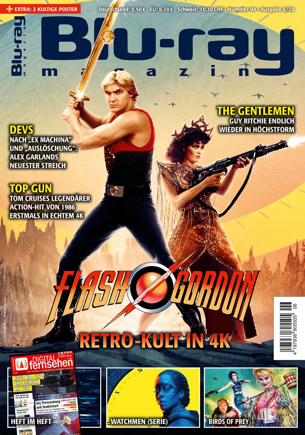 BLU-RAY MAGAZIN magazine side cover Issue 94  June 2020