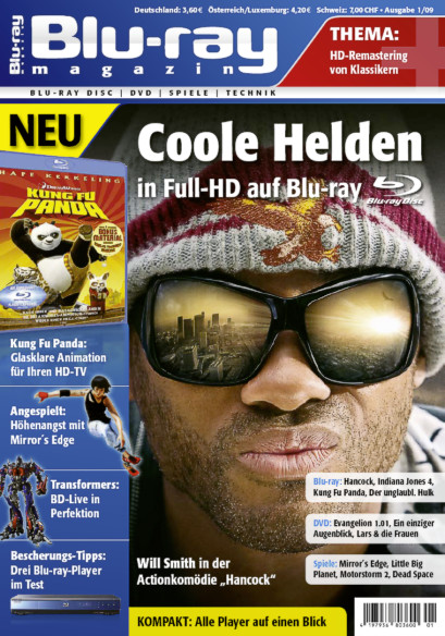 BLU-RAY MAGAZIN magazine side cover Issue 3 January/February 2009