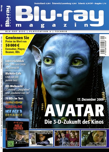 BLU-RAY MAGAZIN magazine side cover Issue 9 January/February 2010