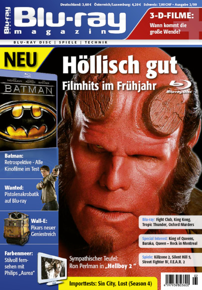 BLU-RAY MAGAZIN magazine side cover Issue 4 March/April 2009