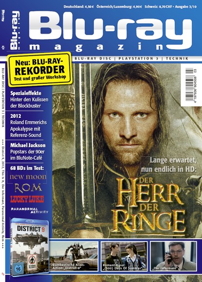 BLU-RAY MAGAZIN magazine side cover Issue 11 May/June 2010