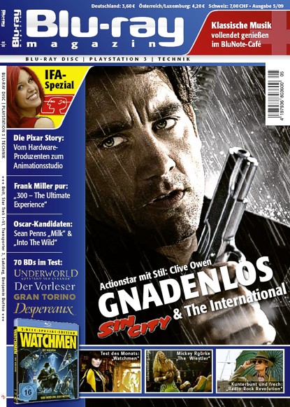 BLU-RAY MAGAZIN magazine side cover Issue 7 September/October 2009