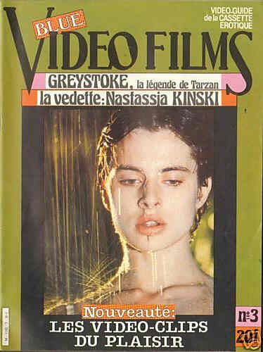 BLUE VIDEO FILMS magazine side cover Issue 3 November 1984