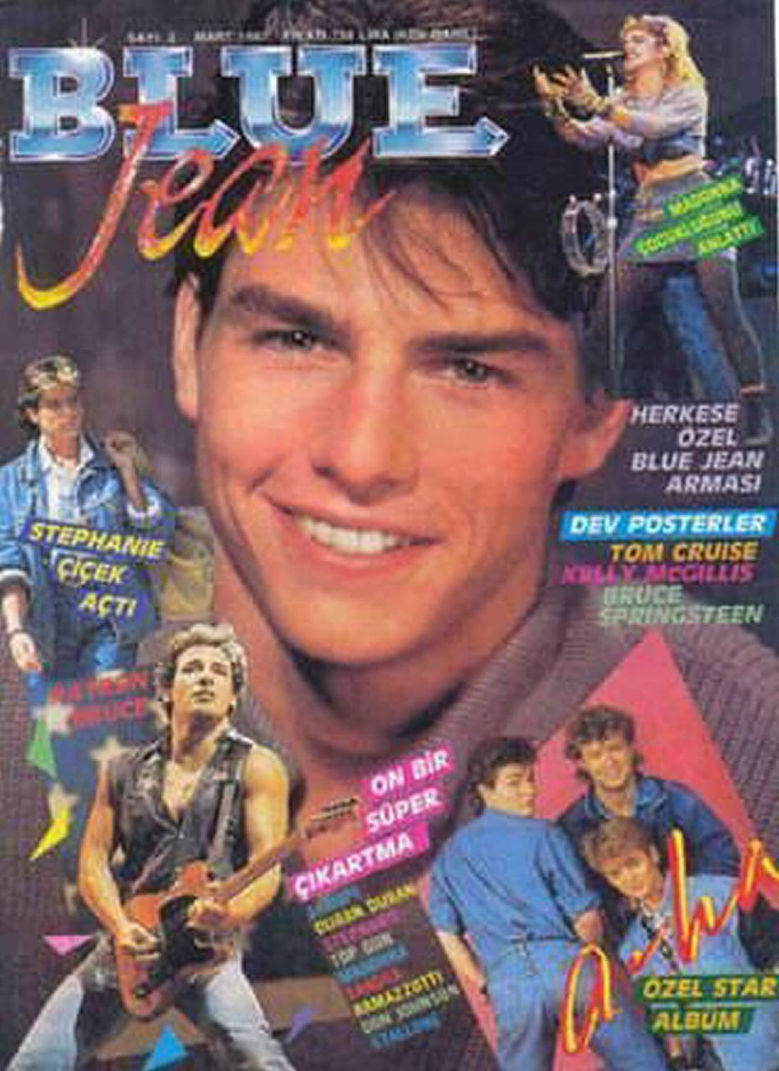 BLUE JEAN magazine side cover   1987
