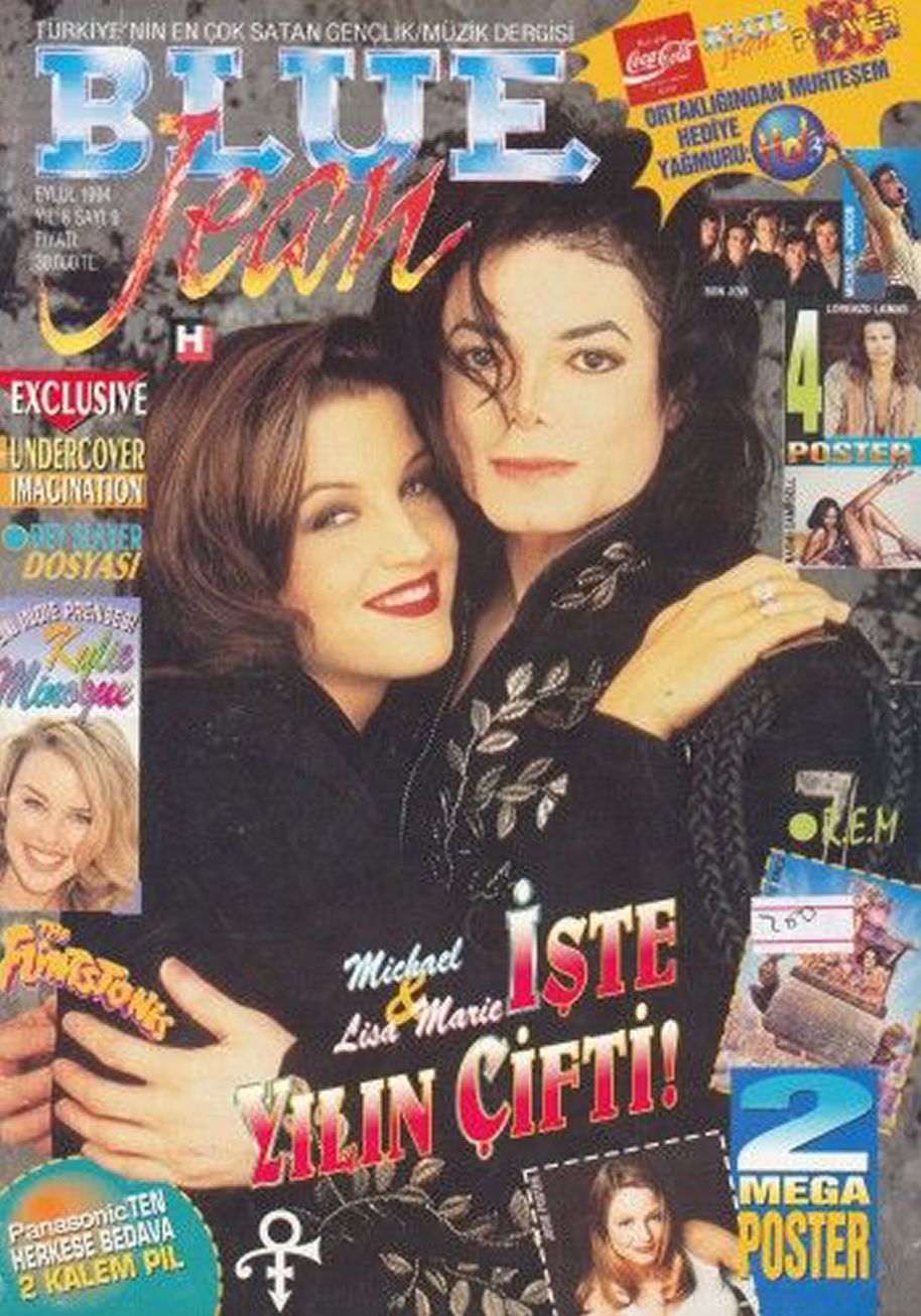 BLUE JEAN magazine side cover  September 1994