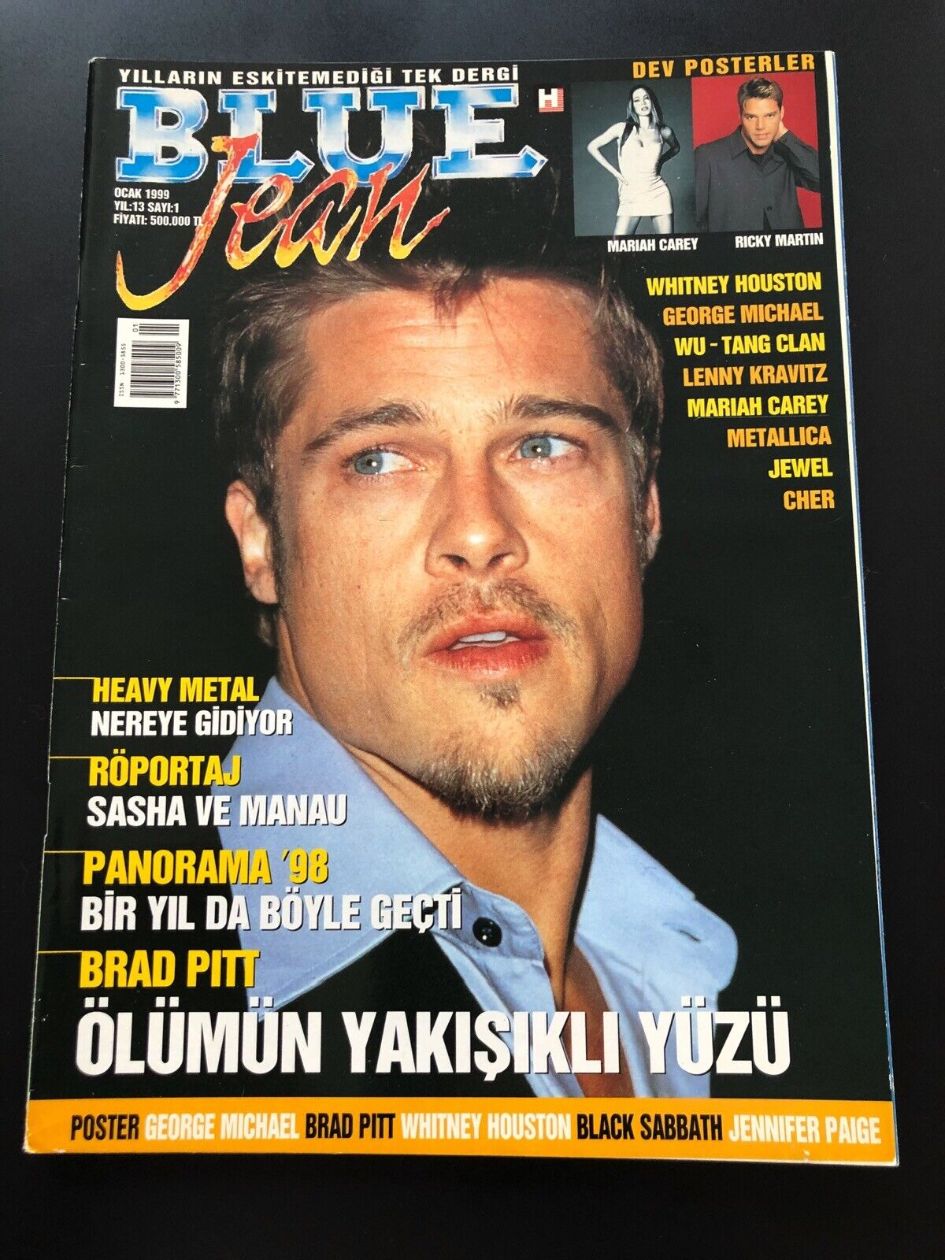 BLUE JEAN magazine side cover  January 1999