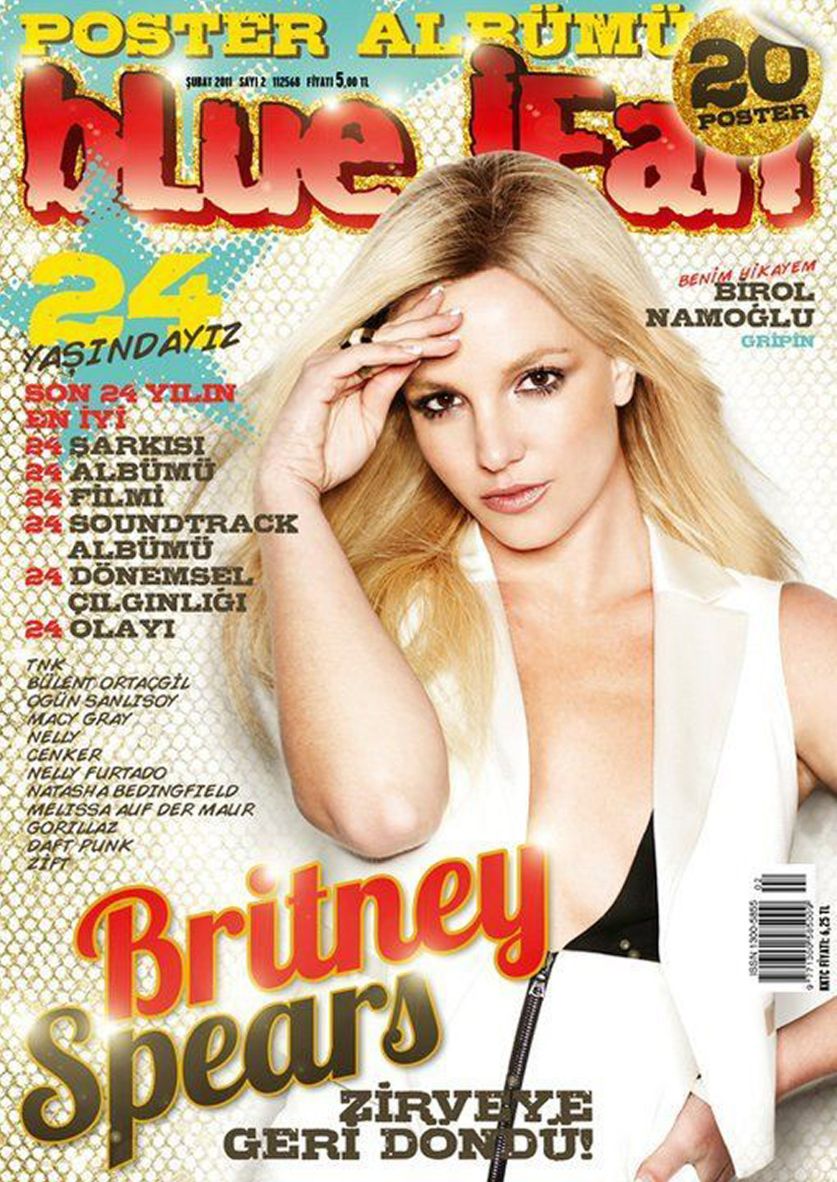BLUE JEAN magazine side cover  February 2011