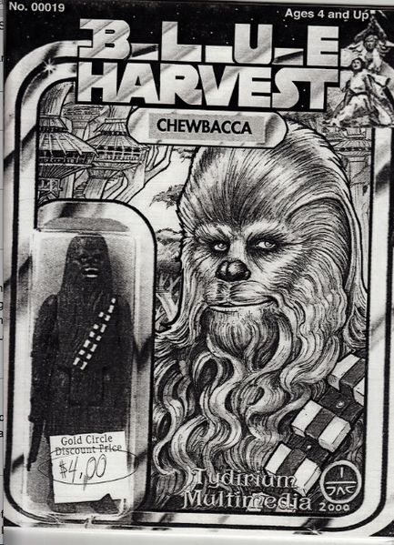 BLUE HARVEST magazine side cover Issue 19 Spring 2000
